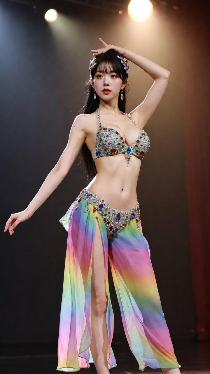 Rainbow Gem Belly Dancer