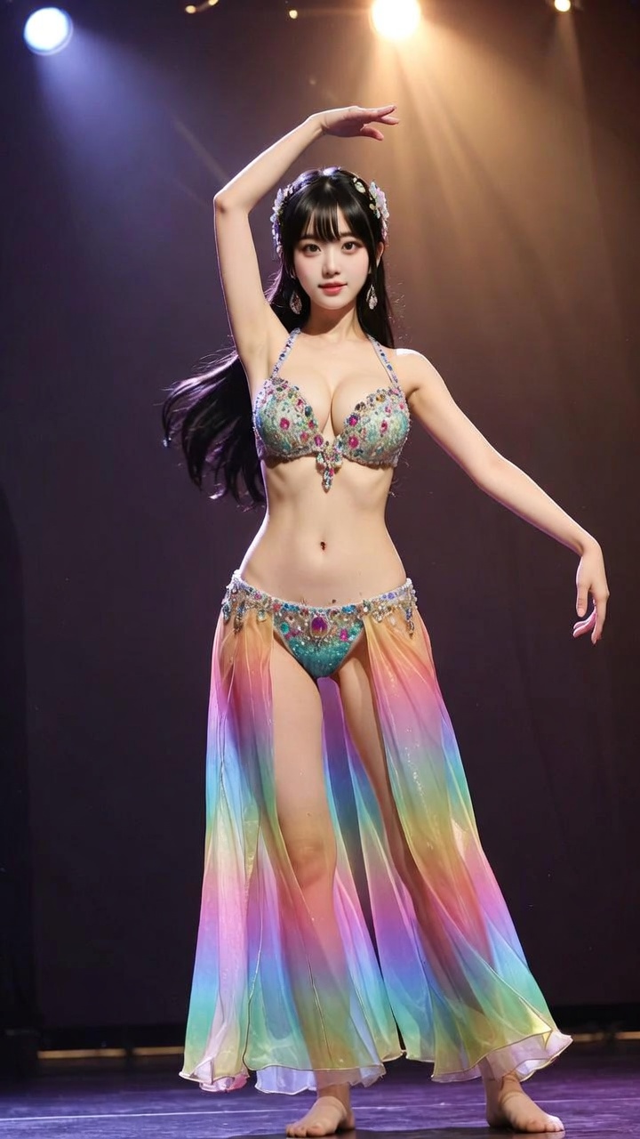 Rainbow Gem Belly Dancer