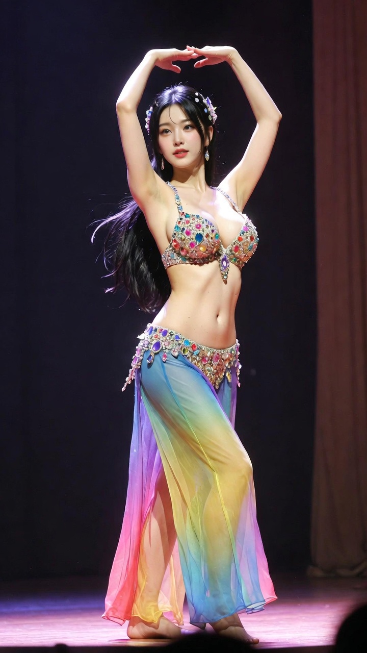 Rainbow Gem Belly Dancer