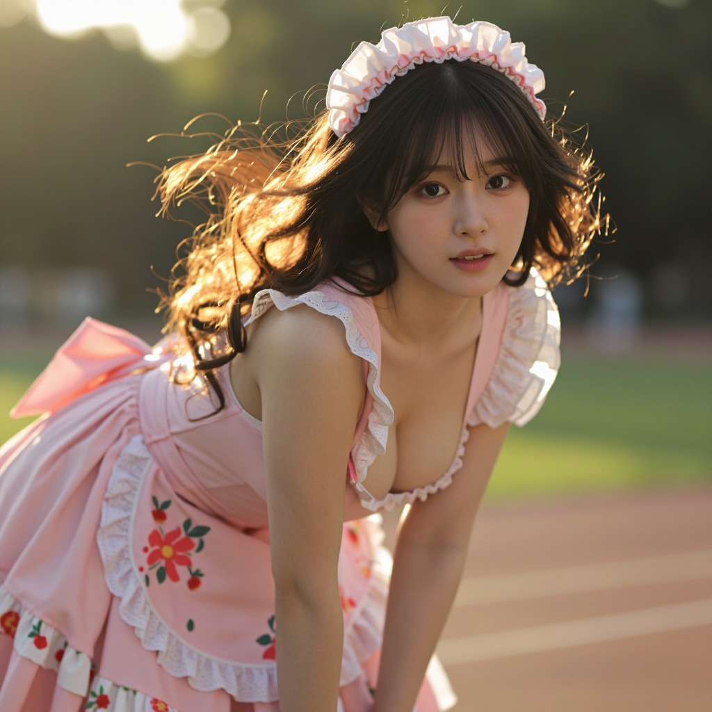 Pink Maid Outfit