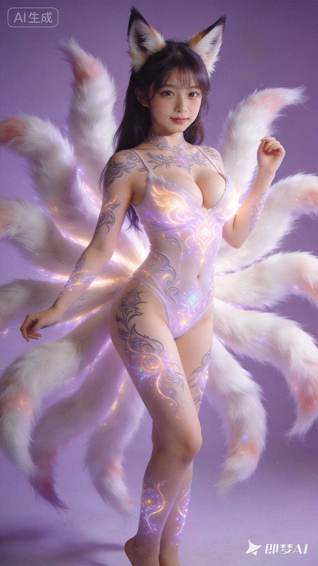Glowing Nine-Tailed Fox