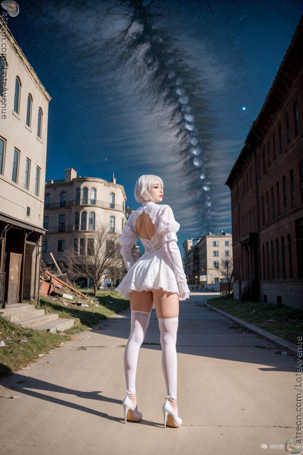 Kosa 2B Cosplay (White Version)