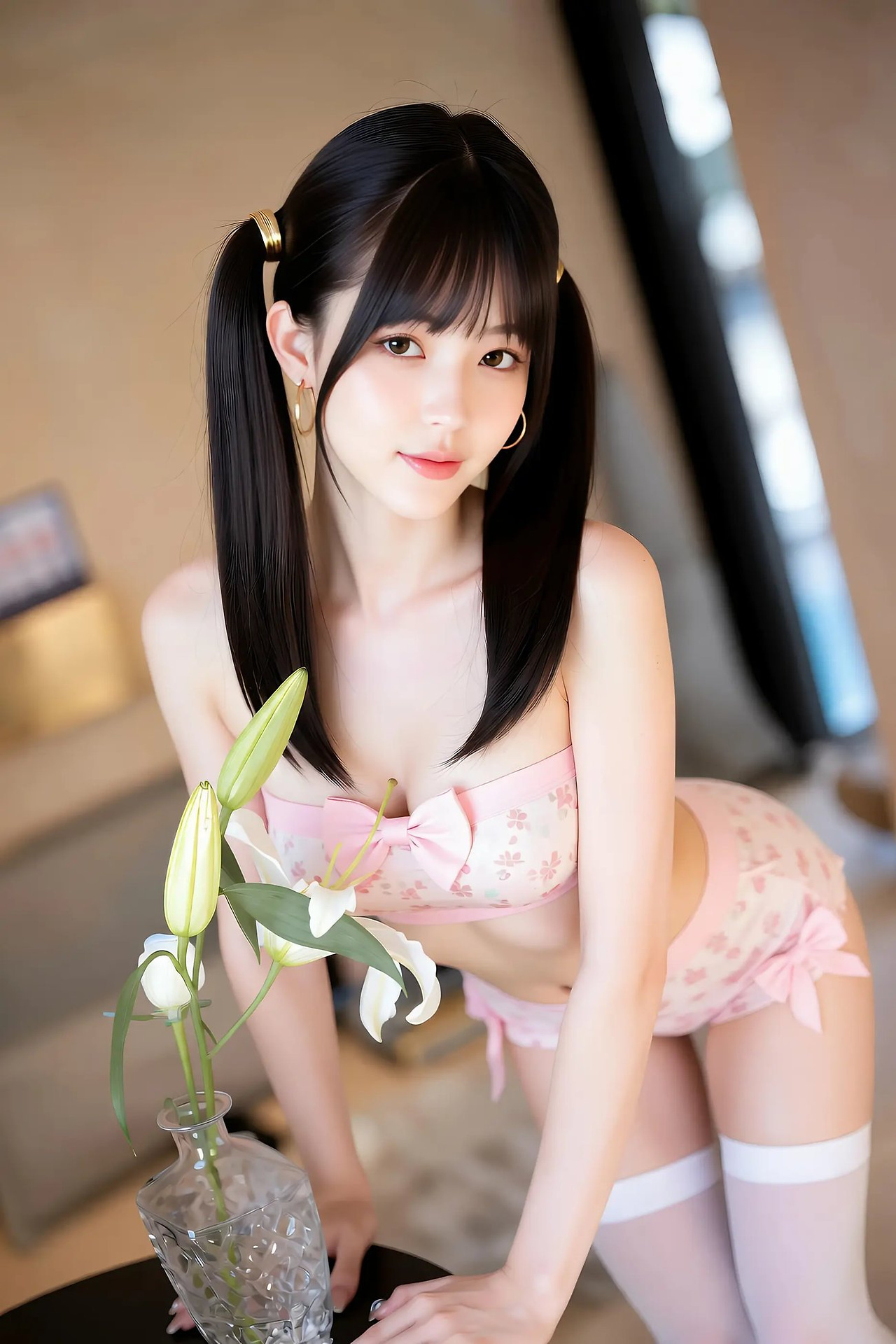 Grapefruit Sasa - Double Ponytail Cute